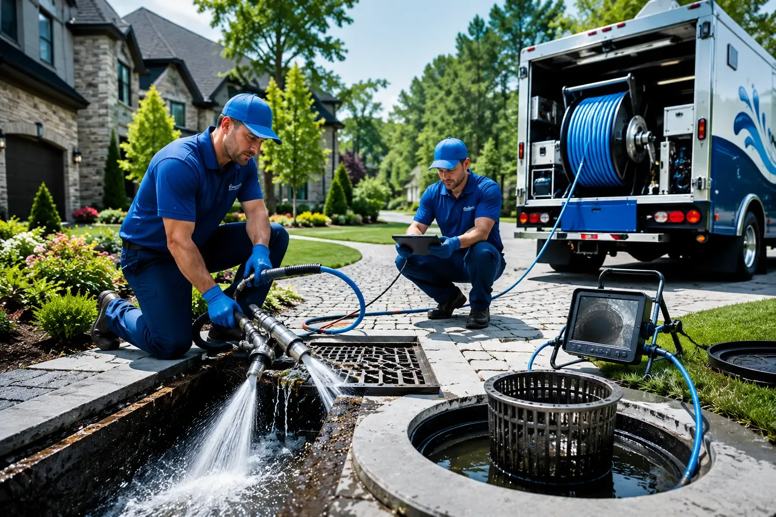 Local outdoor drain cleaning professionals in La Ward, TX
