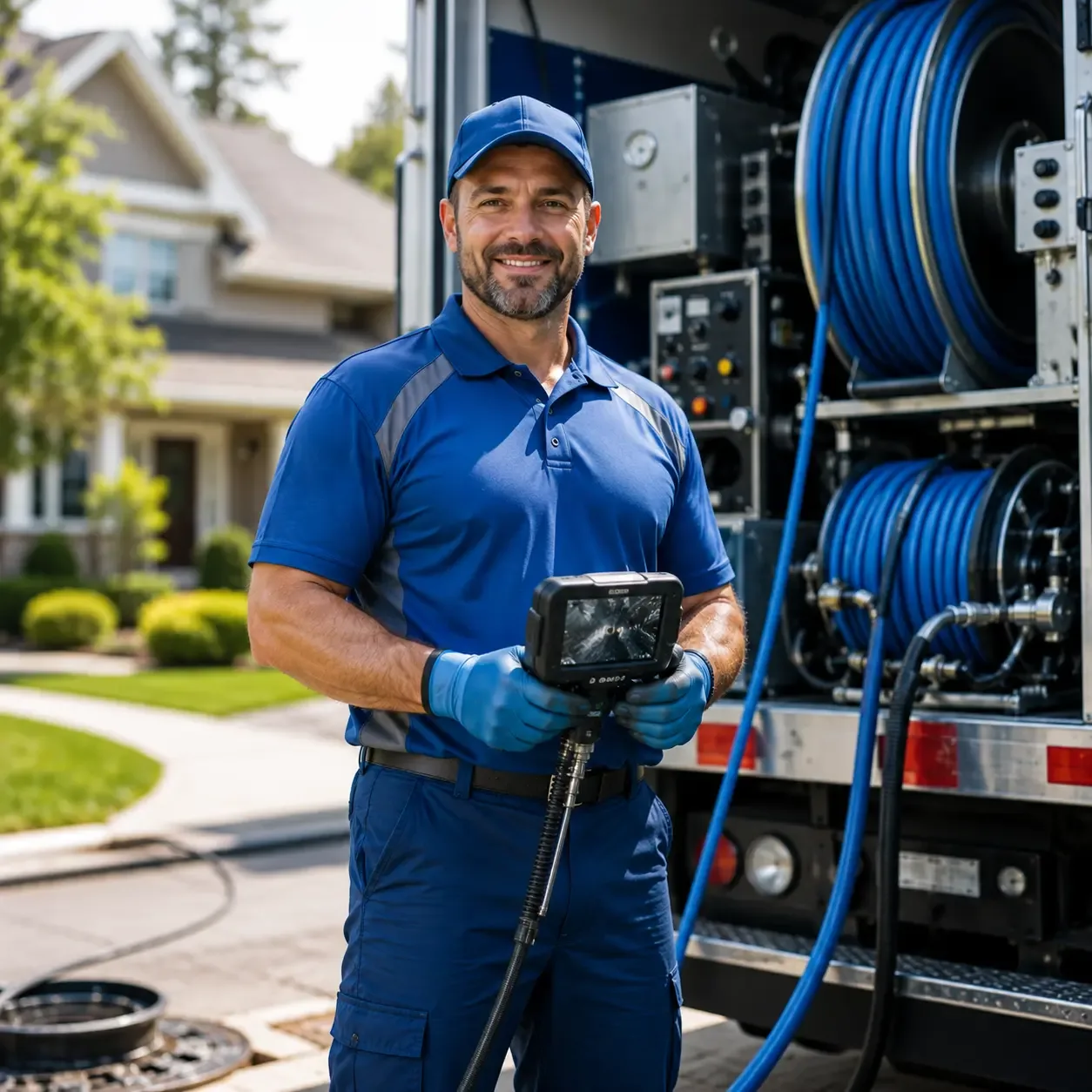 Local outdoor drain cleaning specialists in La Ward, TX